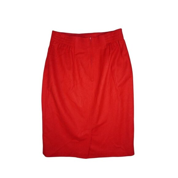 Vintage Wool Skirt Bundle - Red, Navy, Burgundy - Size 12 - Norton McNaughton, - Picture 3 of 16